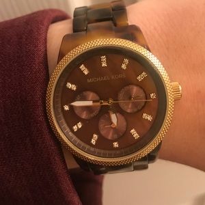 Tortoiseshell Michael Kors Watch